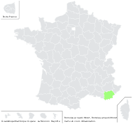 Romulea arnaudii Moret - carte de répartition