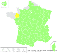 Onobrychis viciifolia Scop. subsp. viciifolia - carte de répartition