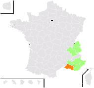 Hieracium lanatum Vill. - carte de répartition