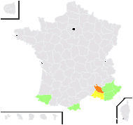 Ononis ramosissima Desf. - carte de répartition