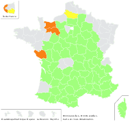 Ononis cherleri Bertol. - carte de répartition