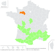 Ononis striata Gouan - carte de répartition
