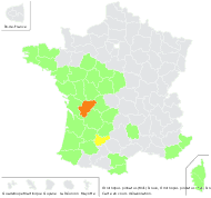 Ornithopus pinnatus (Mill.) Druce - carte de répartition