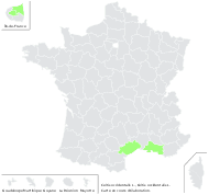 Celtis occidentalis L. - carte de répartition