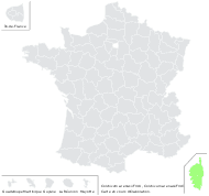 Colchicum arenasii Fridl. - carte de répartition