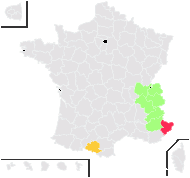 Phaca montana (L.) All. - carte de répartition