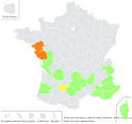 Pisum sativum subsp. biflorum (Raf.) Soldano - carte de répartition