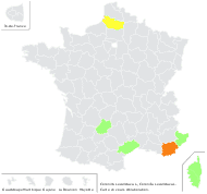 Securigera securidaca (L.) Degen & Dörfl. - carte de répartition