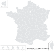 Odontites litoralis (Fr.) Fr. - carte de répartition