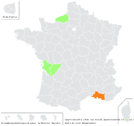 Liparis loeselii (L.) Rich. var. loeselii - carte de répartition