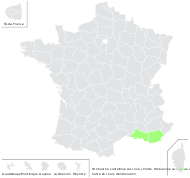 Orobanche santolinae Loscos & J.Pardo - carte de répartition