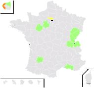 Trifolium pallidulum Jord. - carte de répartition