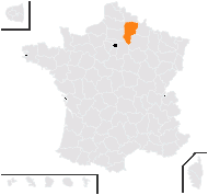 Ledum palustre L. - carte de répartition