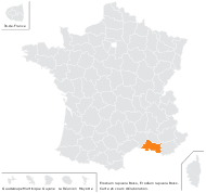 Erodium rupicola Boiss. - carte de répartition