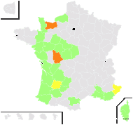Trifolium squarrosum sensu L. [1759] - carte de répartition