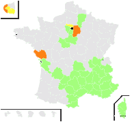 Buceras monspeliaca (L.) All. - carte de répartition