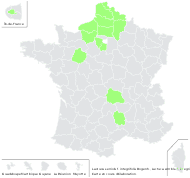Lactuca serriola f. integrifolia Bogenh. - carte de répartition