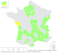 Leontodon hispidus L. subsp. hispidus var. hispidus - carte de répartition
