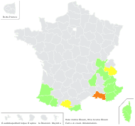 Vicia incana Gouan - carte de répartition
