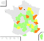 Vicia ervilia (L.) Willd. - carte de répartition