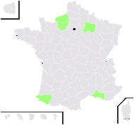 Raphanus sativus L. var. sativus - carte de répartition