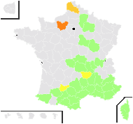 Vicia linnaei Rouy - carte de répartition