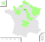 Rubus bertramii G.Braun ex Focke - carte de répartition