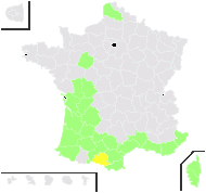 Quercus suberosa Salisb. - carte de répartition