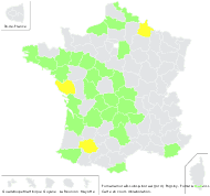 Fumaria muralis [var.] boraei (Jord.) P.Fourn. - carte de répartition