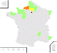 Hippion axillare F.W.Schmidt - carte de répartition