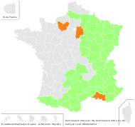 Gentianella ciliata (L.) Borkh. - carte de répartition