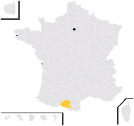 Cyperus papyrus L. - carte de répartition