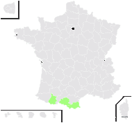 Erodium petraeum proles lucidum (Lapeyr.) Rouy - carte de répartition