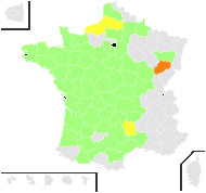 Hypericum elodes L. - carte de répartition