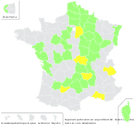 Hypericum perforatum subsp. veronense (Schrank) Ces. - carte de répartition