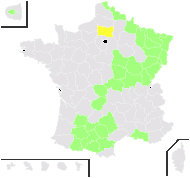 Juglans nigra L. - carte de répartition