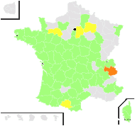 Calamintha ascendens Jord. - carte de répartition