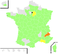 Satureja sylvatica (Bromf.) Maly - carte de répartition