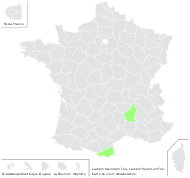 Lamium flexuosum Ten. - carte de répartition