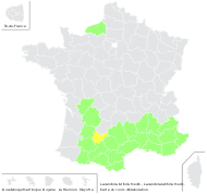 Lavandula inclinans Jord. & Fourr. - carte de répartition