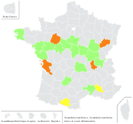 Cassida hastifolia (L.) Scop. - carte de répartition
