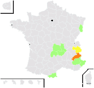 Achillea haenkeana Tausch - carte de répartition