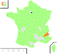 Glechoma arvensis L. - carte de répartition