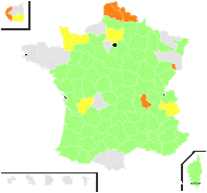 Stachys germanica L. subsp. germanica - carte de répartition