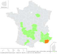 Linum collinum (Guss. ex Boiss.) Hausskn. - carte de répartition