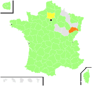 Linum usitatissimum subsp. crepitans Schübler & G.Martens - carte de répartition