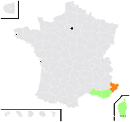 Lobelia laurentia L. - carte de répartition