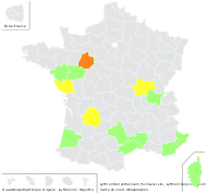 Lythrum borysthenicum (Schrank) Litv. - carte de répartition
