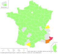Lythrum portula (L.) D.A.Webb - carte de répartition