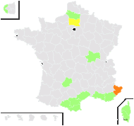 Malva trimestris (L.) Salisb. - carte de répartition